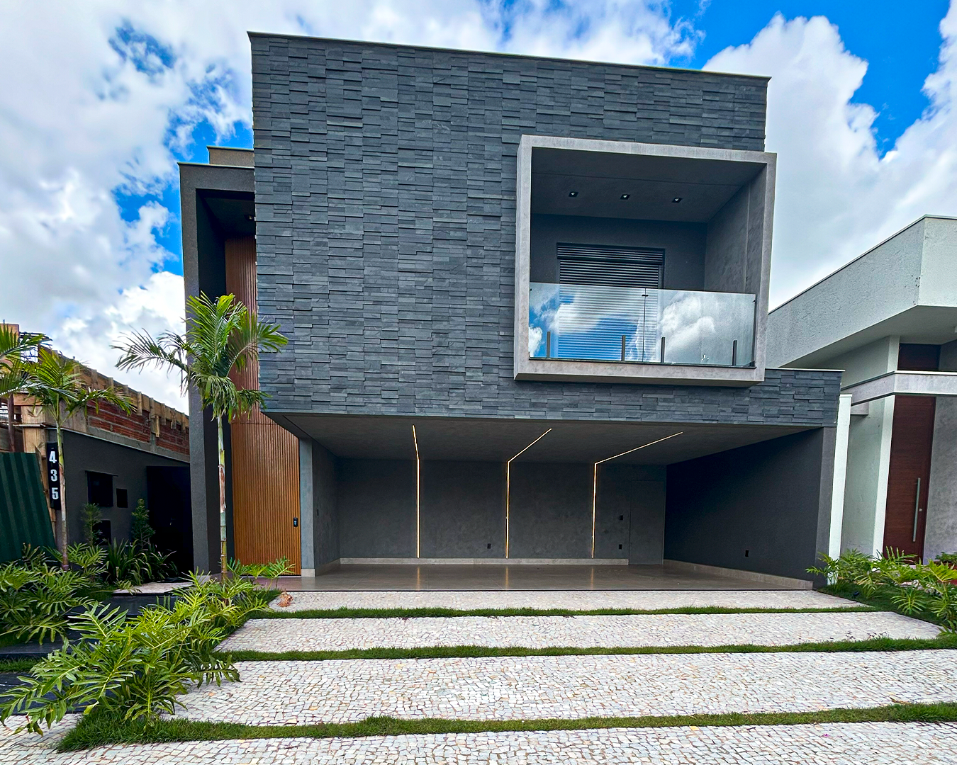 Obra residencial executada pela Kaique Garcia Construções em Franca SP