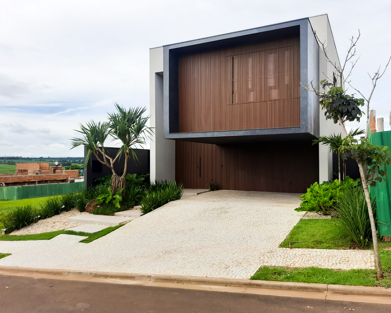 Obra residencial executada pela Kaique Garcia Construções em Franca SP