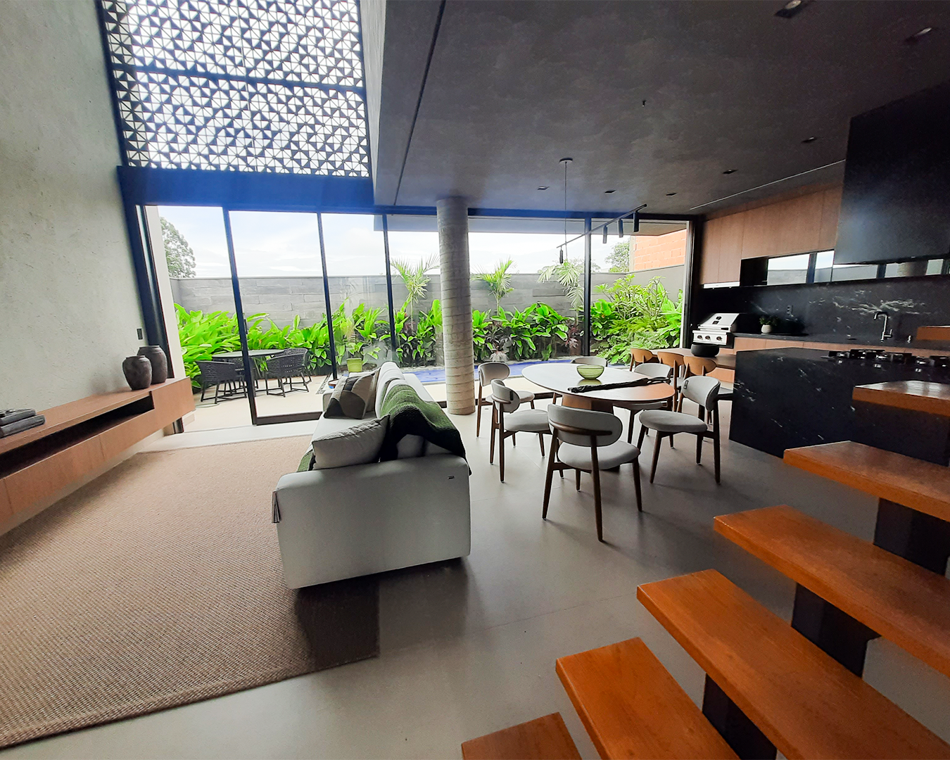 Obra residencial executada pela Kaique Garcia Construções em Franca SP