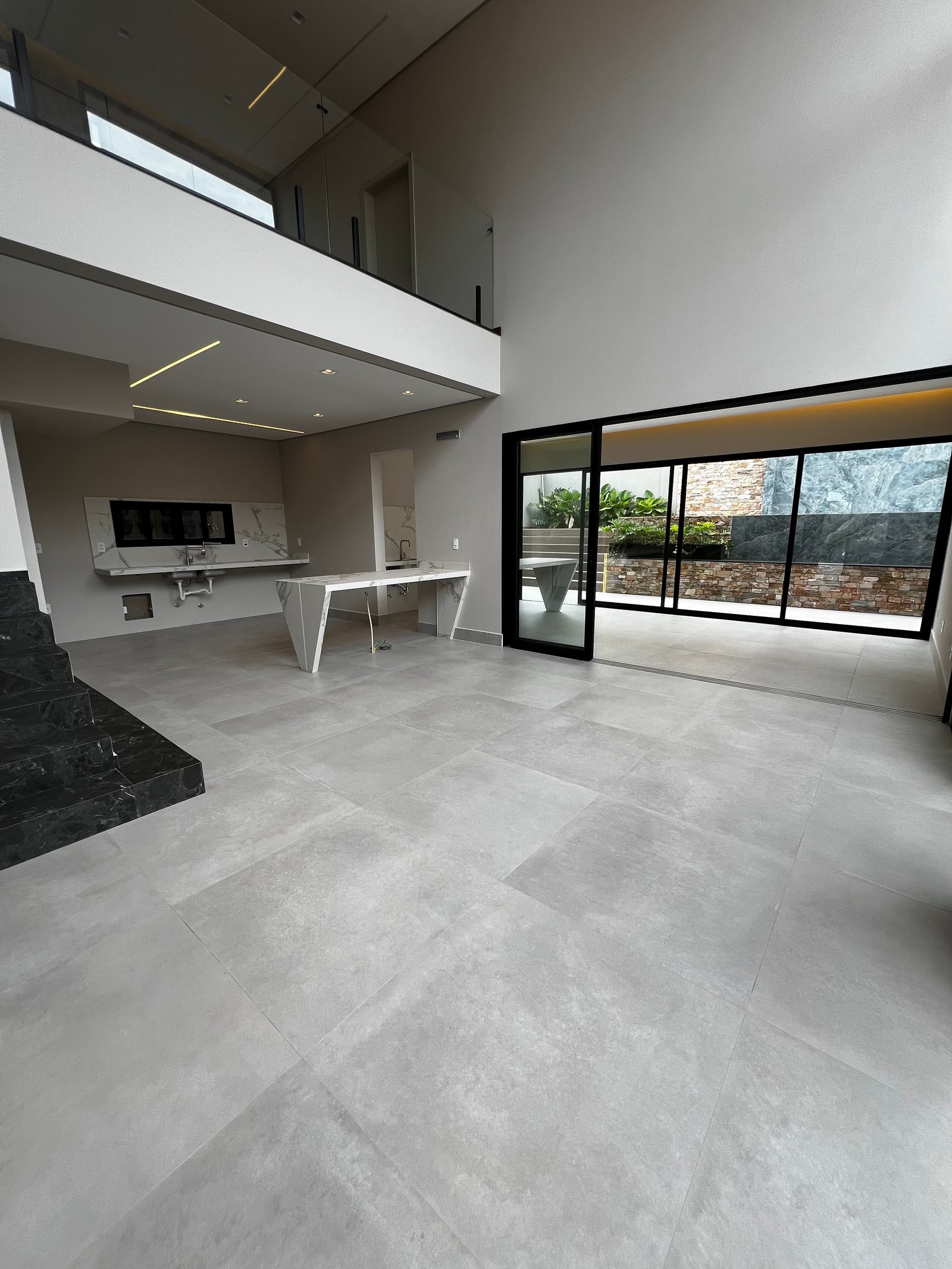 Obra residencial executada pela Kaique Garcia Construções em Franca SP