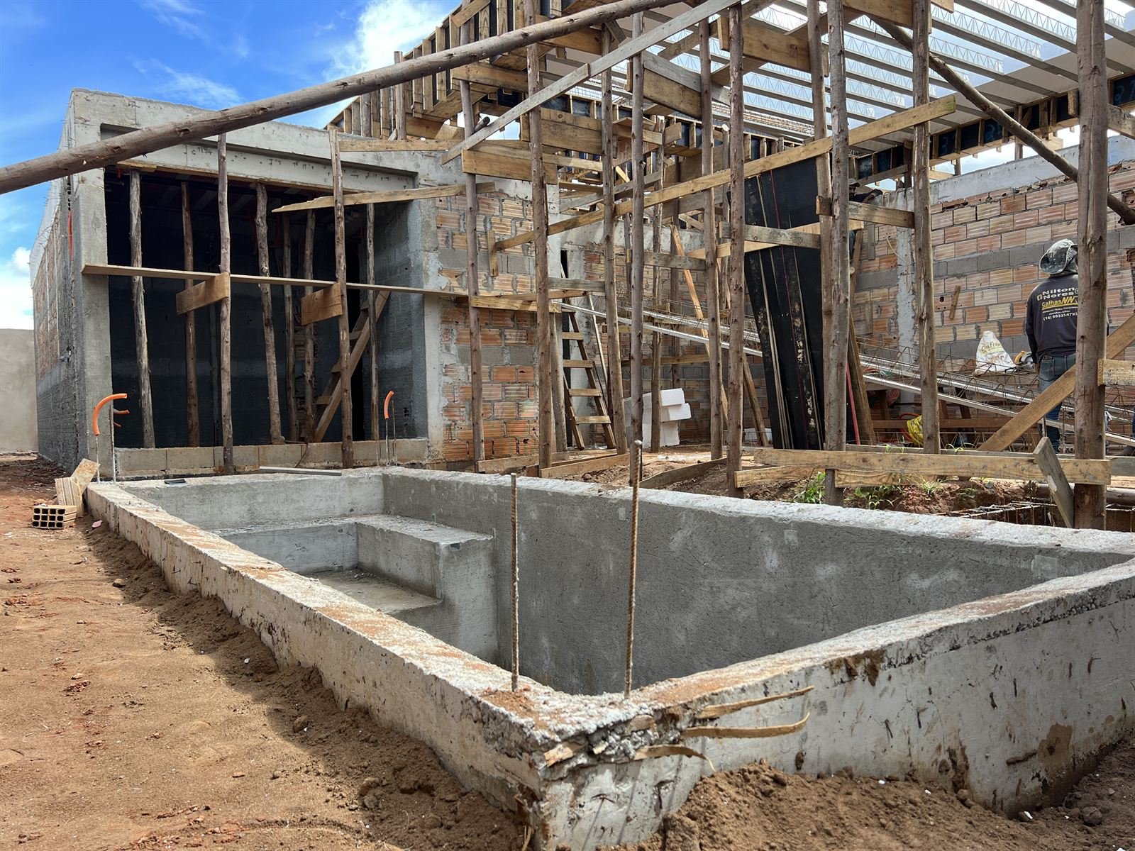 Área gourmet finalizada em residência de alto padrão — Kaique Garcia Construções Franca