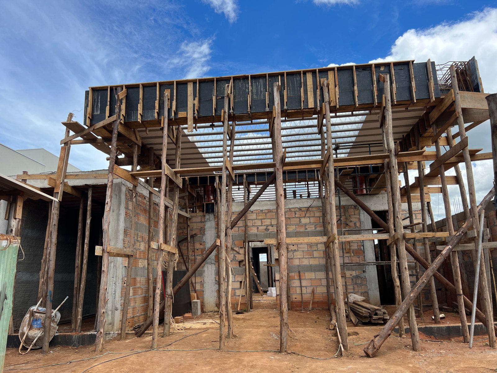Acompanhamento de obra residencial em Franca SP pela equipe Kaique Garcia